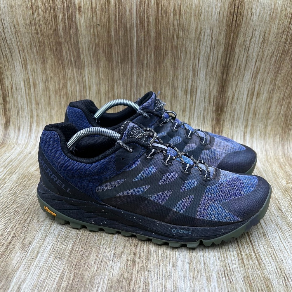 Merrell Antora 2 Trail Running Shoes Women's Size 8.5 Wide Blue Purple J067110W